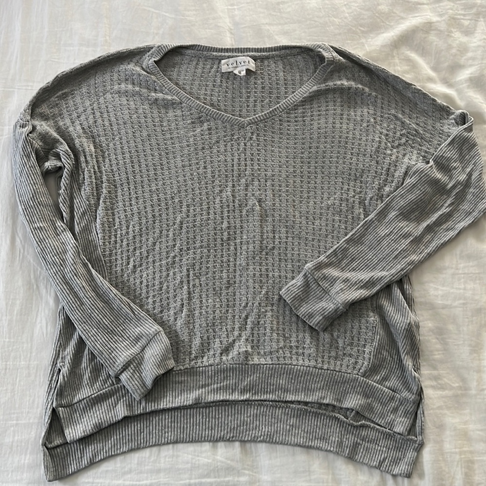 Gray Velvet by Graham &Spencer long sleeve